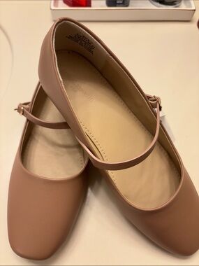 Banana Republic Women’s Mary Jane Flats in Blush Tan